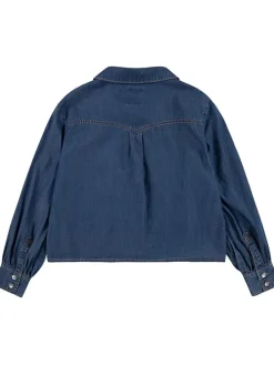 Spijkerblouse donkerblauw