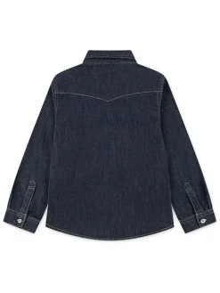 Spijkerblouse donkerblauw