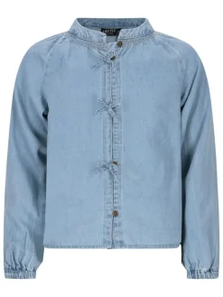 Spijkerblouse lichtblauw