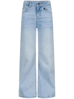 Spijkerbroek "Celeste" - wide leg - lichtblauw
