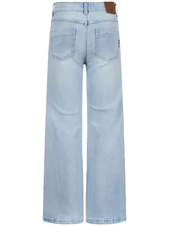 Spijkerbroek "Celeste" - wide leg - lichtblauw