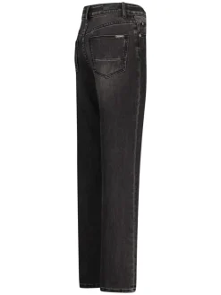 Spijkerbroek "Cindy" - comfort fit - zwart