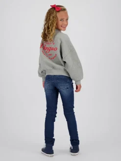Spijkerbroek - skinny fit - donkerblauw