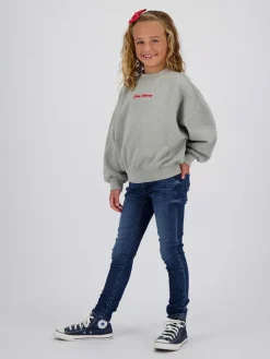 Spijkerbroek - skinny fit - donkerblauw