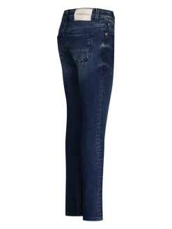 Spijkerbroek - skinny fit - donkerblauw