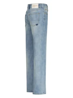 Spijkerbroek - wide leg - lichtblauw