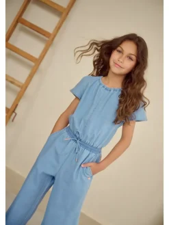 Spijkerjumpsuit 