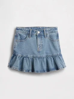 Spijkerrok blauw