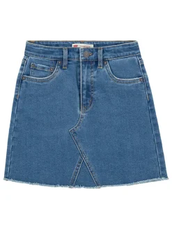 Spijkerrok blauw