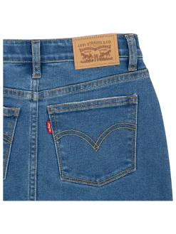 Spijkerrok blauw