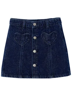 Spijkerrok donkerblauw