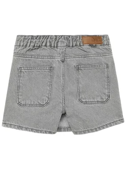 Spijkerskort grijs