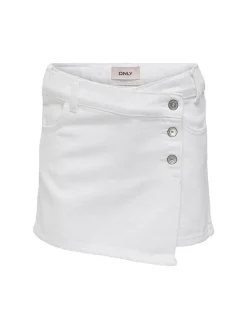 Spijkerskort "Jenny" wit
