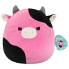 Squishmallows pluchen dier zwart/roze - vanaf 6 jaar
