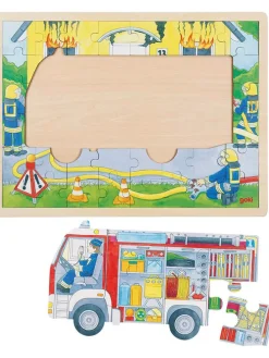 Stapelpuzzel "Brandweerwagen" - vanaf 3 jaar
