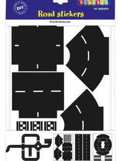 Stickers "Bochten & kruispunten" zwart