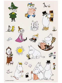 Stickervel "Character 1" meerkleurig - (L)25 x (B)14 cm