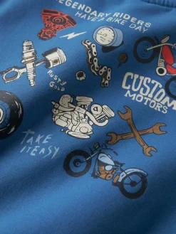 Sweatshirt "Blake" blauw