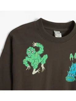 Sweatshirt bruin