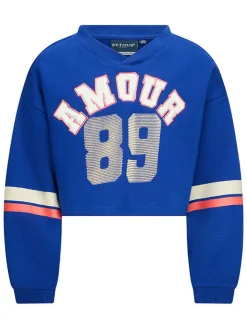 Sweatshirt "Crista" blauw