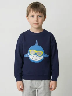 Sweatshirt donkerblauw