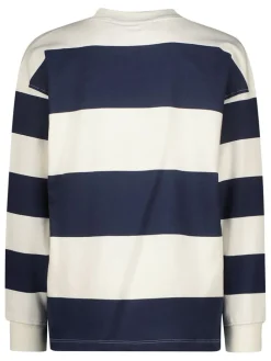 Sweatshirt donkerblauw/wit