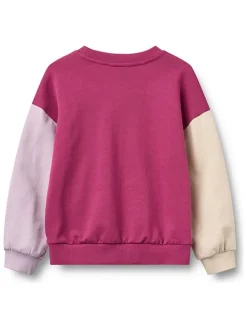 Sweatshirt "Elliot" roze/crème