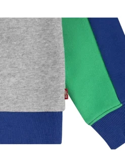 Sweatshirt grijs/blauw/groen