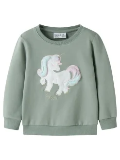 Sweatshirt "Kisa" groen