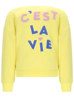 Sweatshirt "Konono" geel
