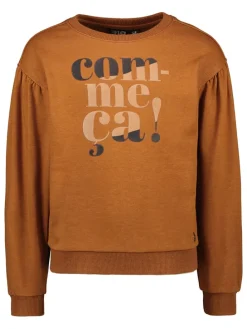 Sweatshirt "Like Flo Flo" lichtbruin