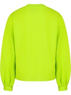 Sweatshirt neongroen