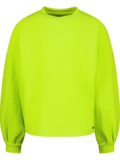 Sweatshirt neongroen