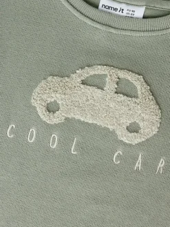 Sweatshirt "Obear" groen