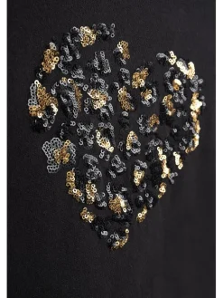 Sweatshirt "Philippa" zwart