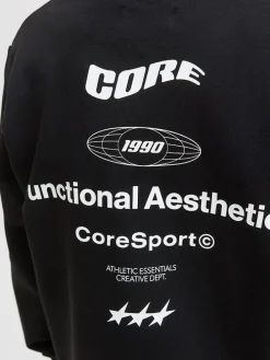 Sweatshirt "Signal" zwart