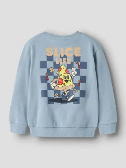 Sweatshirt "Vasha" lichtblauw