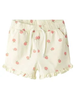 Sweatshort "Junni" geel