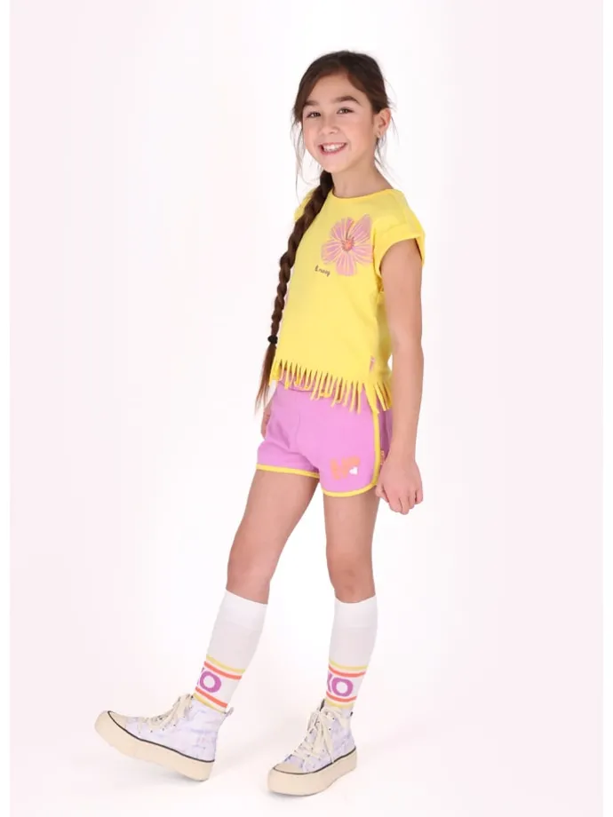 Sweatshort "Pattia" paars