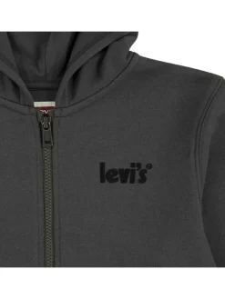 Sweatvest antraciet