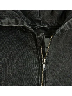 Sweatvest antraciet