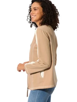 Sweatvest beige