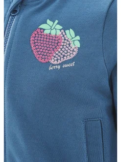 Sweatvest blauw