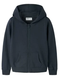 Sweatvest "Card" donkerblauw