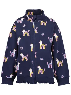 Sweatvest donkerblauw