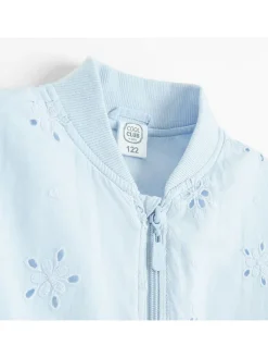 Sweatvest lichtblauw