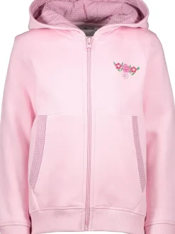 Sweatvest lichtroze