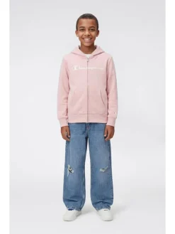 Sweatvest lichtroze