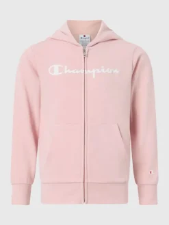 Sweatvest lichtroze