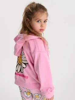 Sweatvest lichtroze